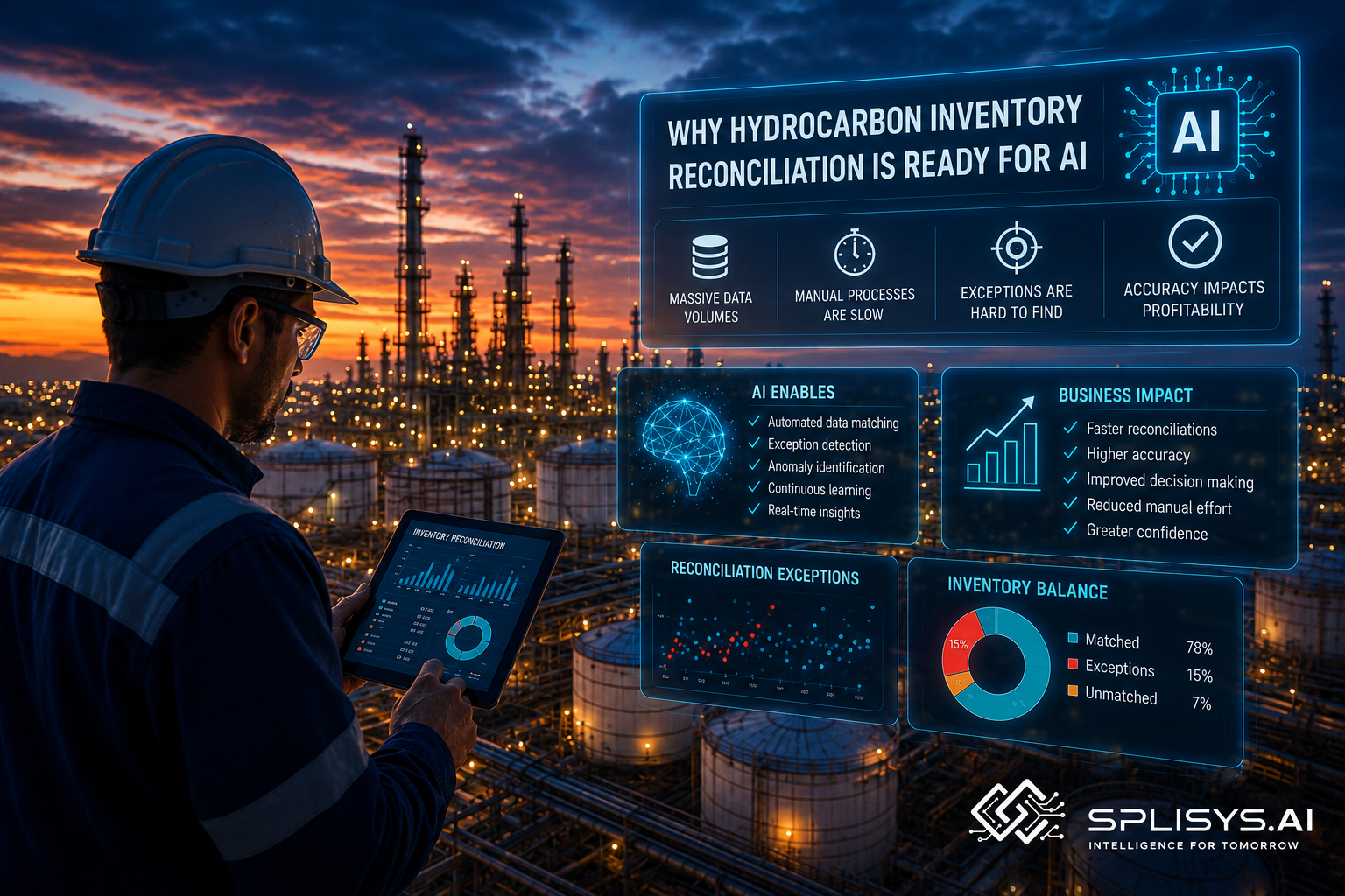 Why Hydrocarbon Inventory Reconciliation Is Ready for AI